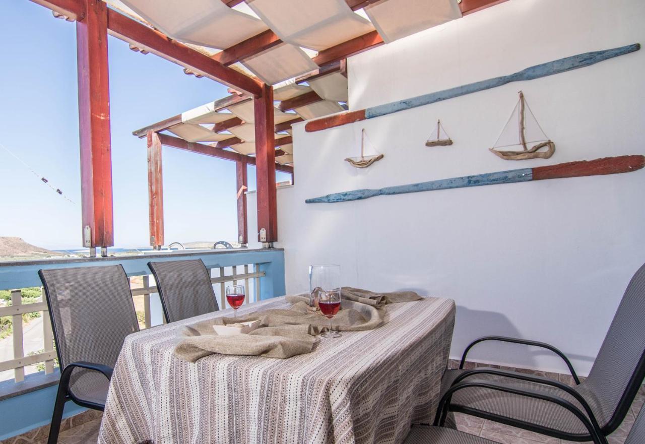 Fedra Apartments, View, Free Parking, 2Mins To Beach Palekastro Luaran gambar